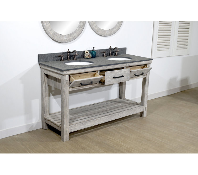 Millwood Pines Xander 61" Double Bathroom Vanity Set Wayfair